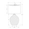 Monarch Specialties Lighting, 25 in.H, Table Lamp, Black Shade, Brown Resin, Contemporary I 9606 - alternate 6
